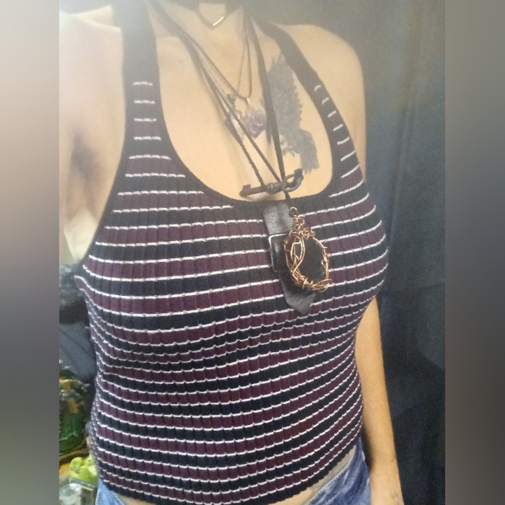 killstar  striped halter top